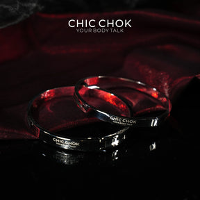 CHICCHOK Classic Close Bracelet Stainless Steel Subtle Stylish Non-Adjustable Bracelet
