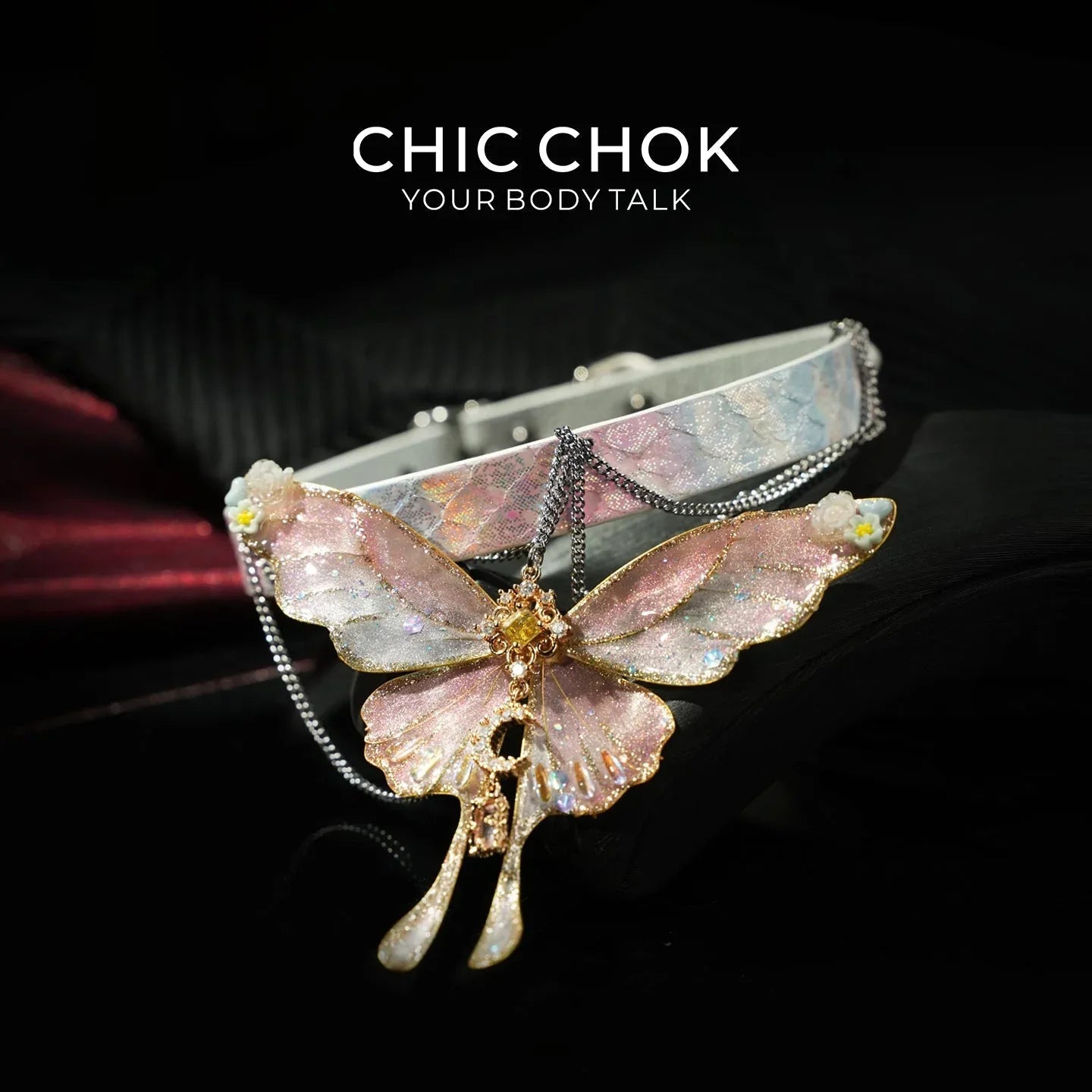 CHIC CHOK Rainbow Butterfly - CHICCHOK - Choker