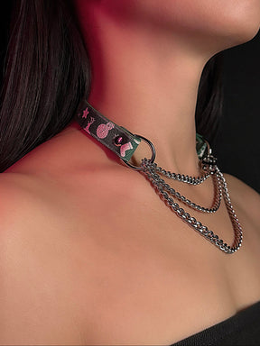 CHICCHOK [Breathless] Pulling Fashion and Fun Choker Christmas Limited Edition