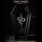 CHICCHOK Coffin Serpent | Real Snake Skeleton Shibari Art Frame | Hexagon Gothic Wall Totem