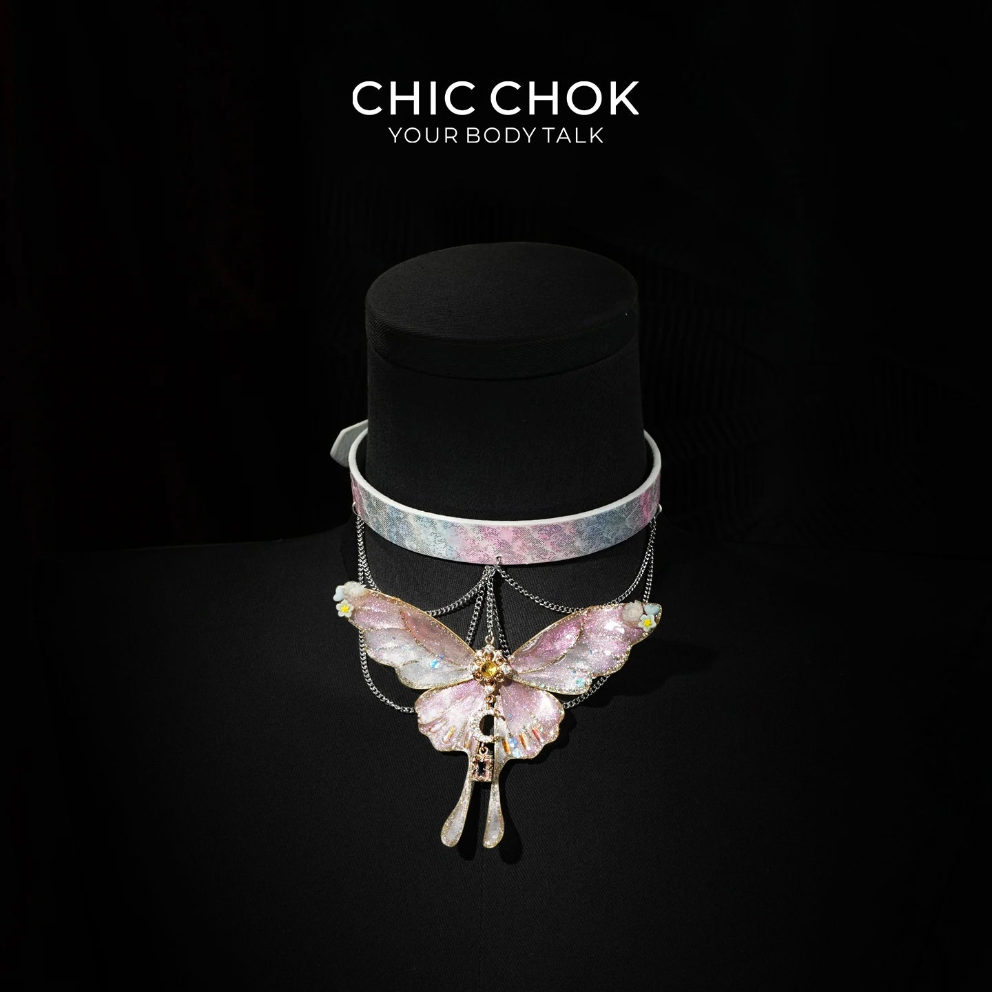 CHIC CHOK Papillon arc-en-ciel