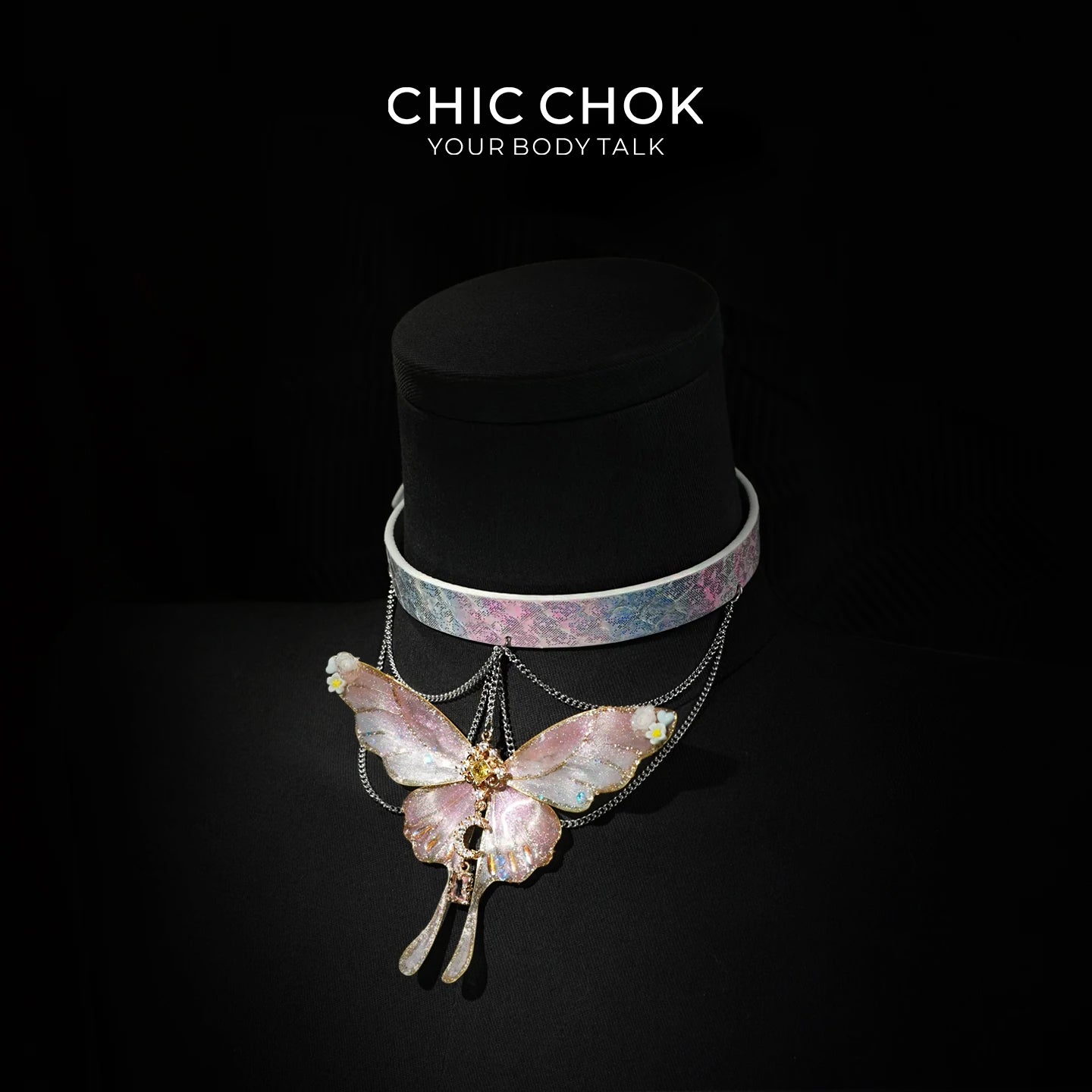 CHIC CHOK Papillon arc-en-ciel