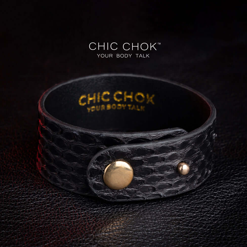Genuine leather, python skin, adjustable bracelet, multiple color options for you to match with ease