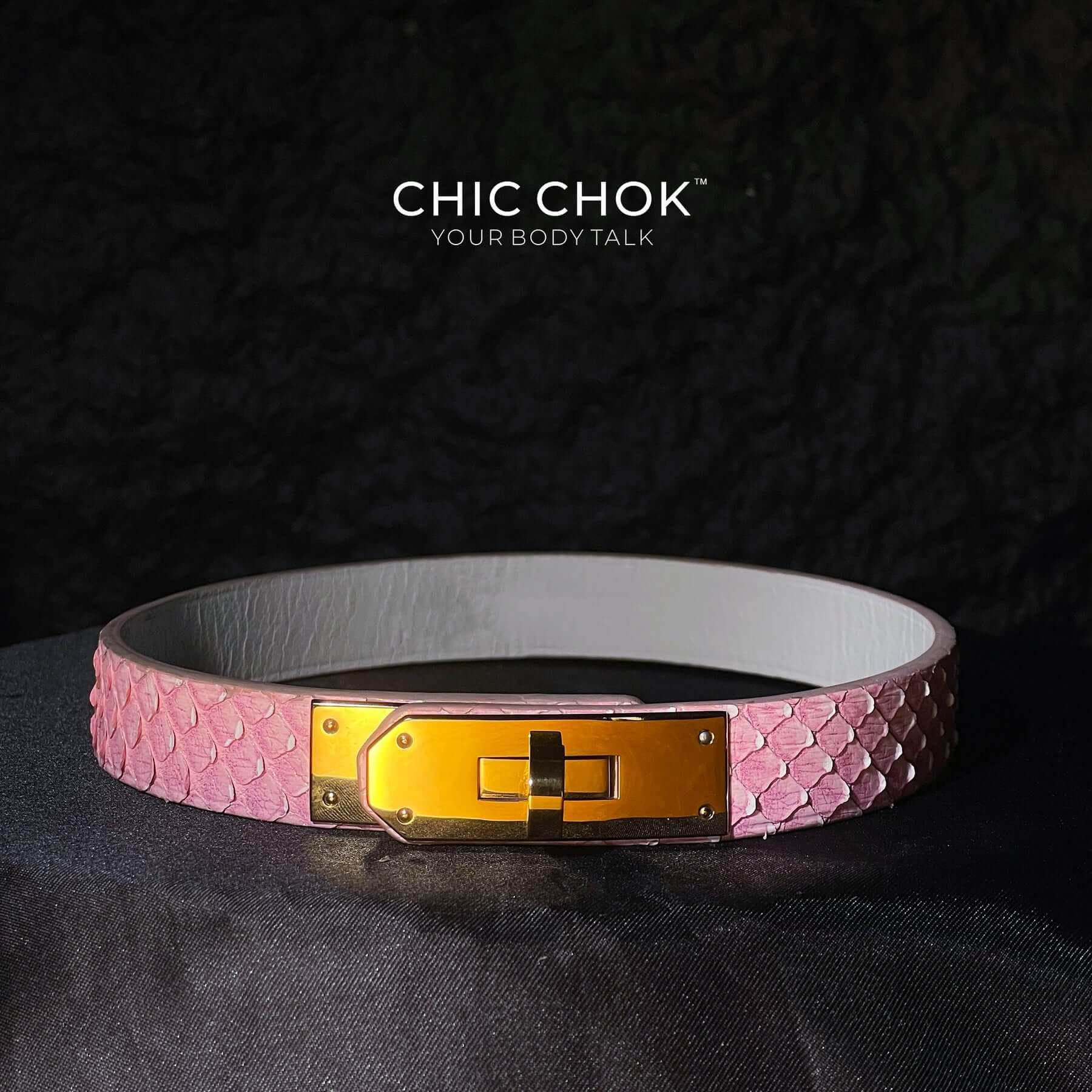 CHICCHOK - Kelly buckle Dimple Choker - CHICCHOK - Choker