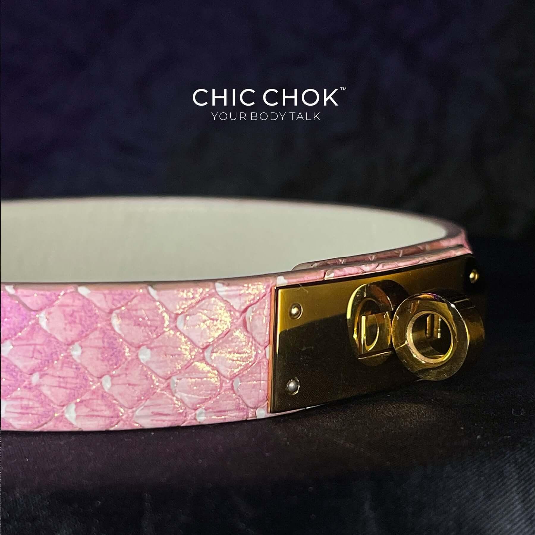 CHICCHOK - Kelly buckle Dimple Choker - CHICCHOK - Choker