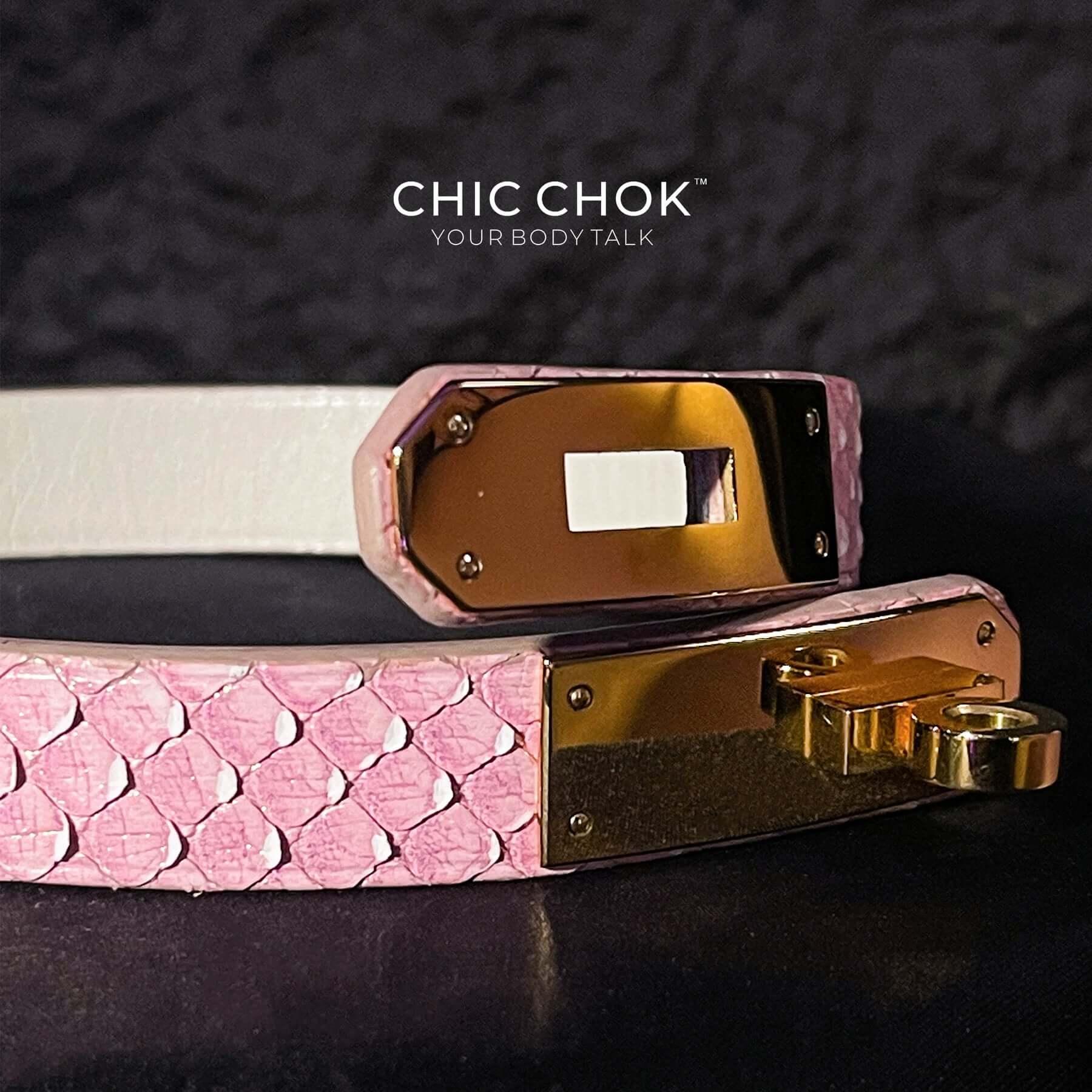 CHICCHOK - Kelly buckle Dimple Choker - CHICCHOK - Choker