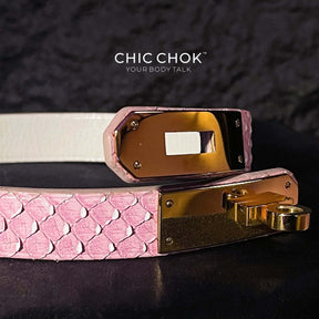 CHICCHOK - Kelly buckle Dimple Choker - CHICCHOK - Choker