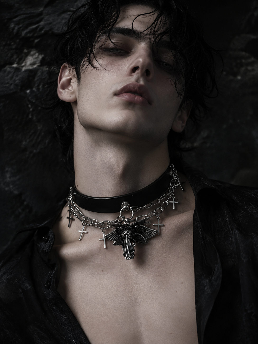 Kalung Choker Kobaran Serafik