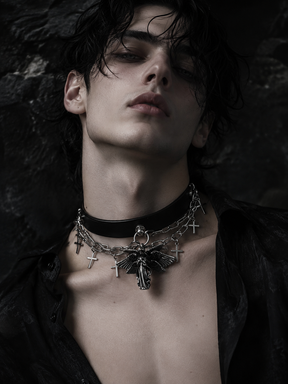 Kalung Choker Kobaran Serafik